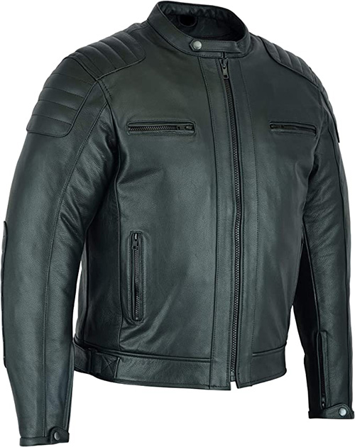 chaqueta moto cuero